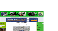 Desktop Screenshot of lexikon-affen.de