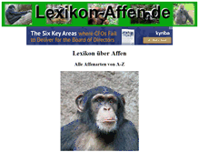 Tablet Screenshot of lexikon-affen.de